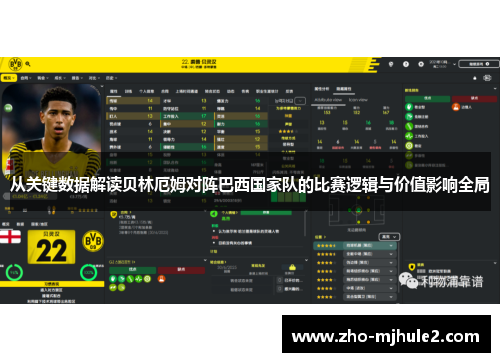 从关键数据解读贝林厄姆对阵巴西国家队的比赛逻辑与价值影响全局